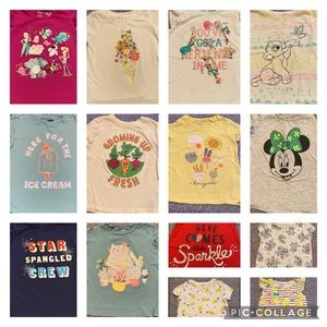 Bundle of 14 Girls T Shirts Size 3T